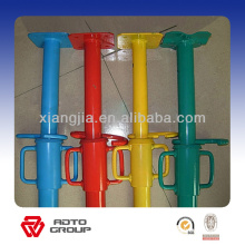 Construction scaffolding material of scaffolding support steel poles